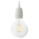 Douille E27 en porcelaine — Blanc