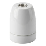 Douille E27 en porcelaine — Blanc