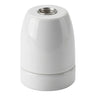 Douille E27 en porcelaine — Blanc