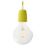 Douille E27 en porcelaine — Jaune