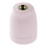 Douille E27 en porcelaine — Rose antique