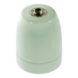 Douille E27 en porcelaine — Vert sauge