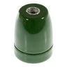 Douille E27 en porcelaine — Vert