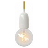 Douille E40 en porcelaine — Blanc