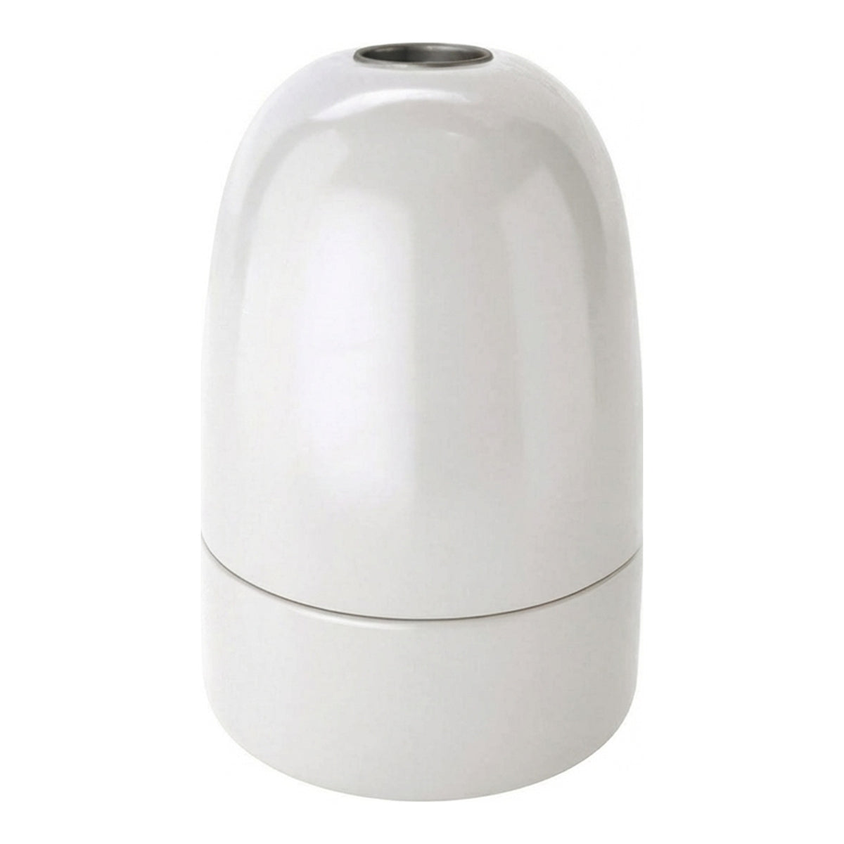 Douille E40 en porcelaine — Blanc