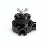 Kit va-et-vient à écrou papillon et socle en porcelaine — Noir / Blanc / 2 sorties