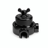Kit va-et-vient à écrou papillon et socle en porcelaine — Noir / Noir / 2 sorties