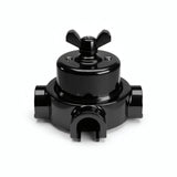 Kit va-et-vient à écrou papillon et socle en porcelaine — Noir / Noir / 3 sorties