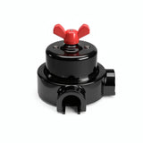 Kit va-et-vient à écrou papillon et socle en porcelaine — Noir / Rouge / 2 sorties
