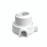 Kit prise murale et socle en porcelaine — Française 2P+T 16 A / Blanc / 2 sorties