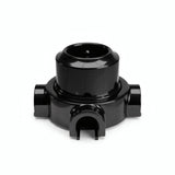 Kit prise murale et socle en porcelaine — Française 2P+T 16 A / Noir / 3 sorties