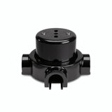Kit prise murale et socle en porcelaine — Italienne 2P+T 10/16 A / Noir / 3 sorties