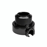 Kit prise murale et socle en porcelaine — Schuko 2P+T 16 A / Noir / 1 sortie