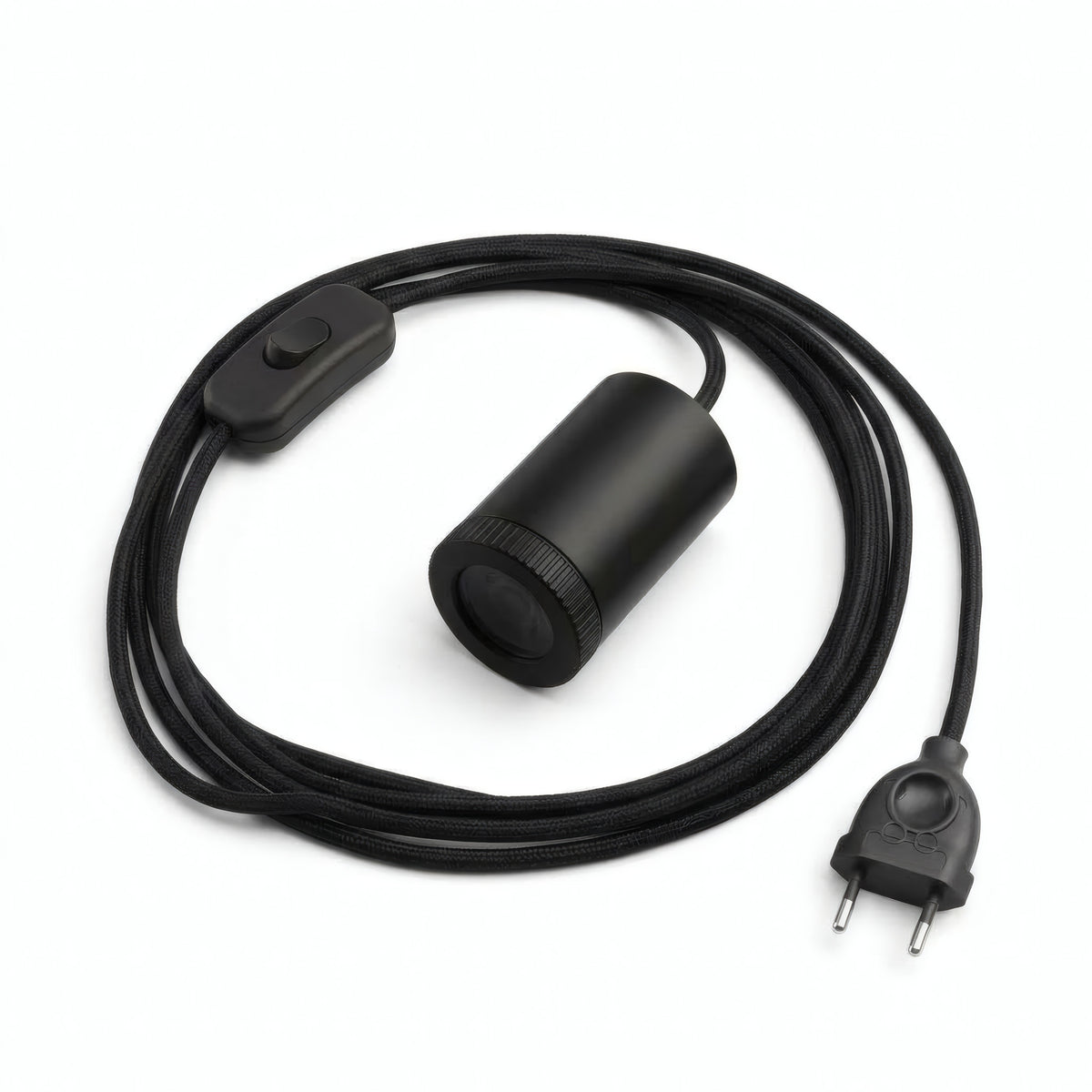 Spot mini GU10 à brancher, finition noire