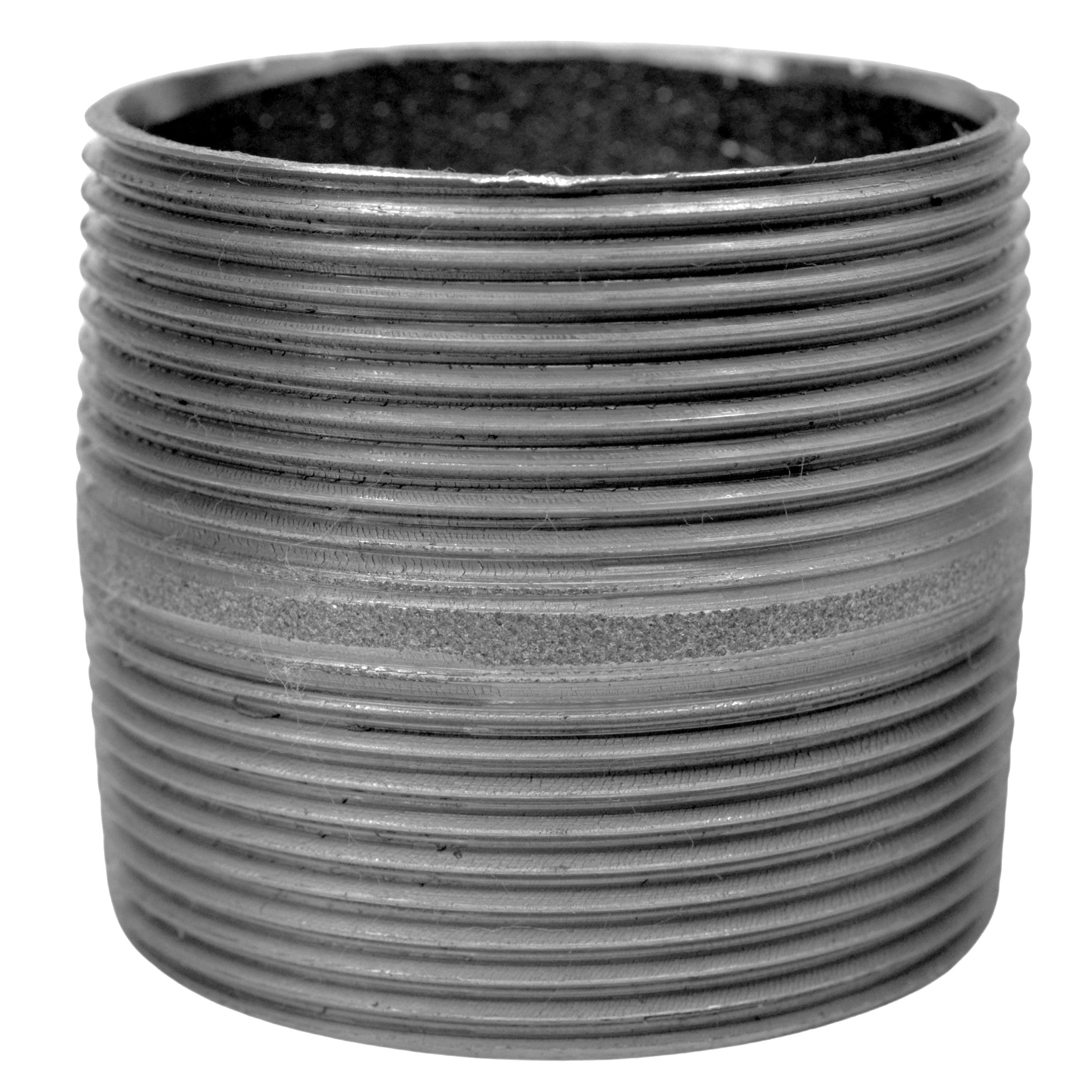 Tube Acier Noir 3/4'' (20x27mm) - 50 Cm Fileté Des Deux Côtés - Pour Plomberie Et Installation - 5