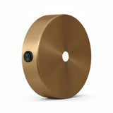 Mini rosace cylindrique en métal avec interrupteur, Ø 83 mm — Bronze satiné