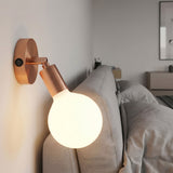 Mini rosace cylindrique en métal avec interrupteur, Ø 83 mm — Cuivre satiné
