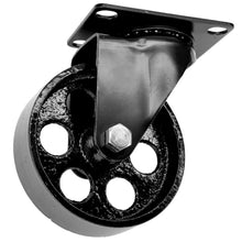 Roulette de meuble de style industriel noire 