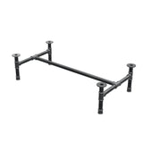 Piètement de table basse, structure en H, fonte et acier Ø 42 mm, 136 × 71 cm, hauteur 34 cm