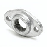 Platine ovale 2 trous fonte galvanisée - photo produit fond blanc 4