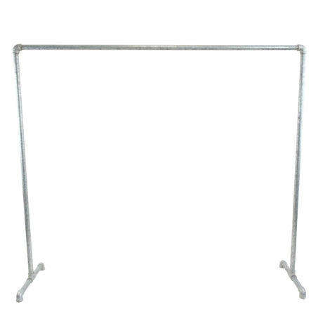 Portant simple vêtements galvanisé style atelier - vue d'ensemble