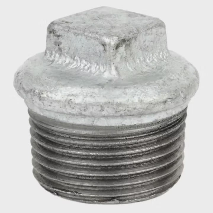 Bouchon mâle fonte galvanisée