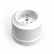 Prise murale en porcelaine — Française 2P+T 16 A / Blanc