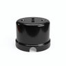 Prise murale en porcelaine — Italienne 2P+T 10/16 A / Noir