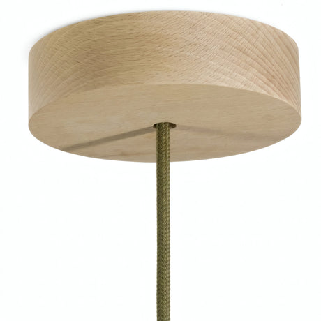Rosace ronde en bois, Ø 120 mm — Neutre