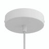 Rosace cylindrique en métal, Ø 120 mm — Conique thermoplastique / Blanc mat