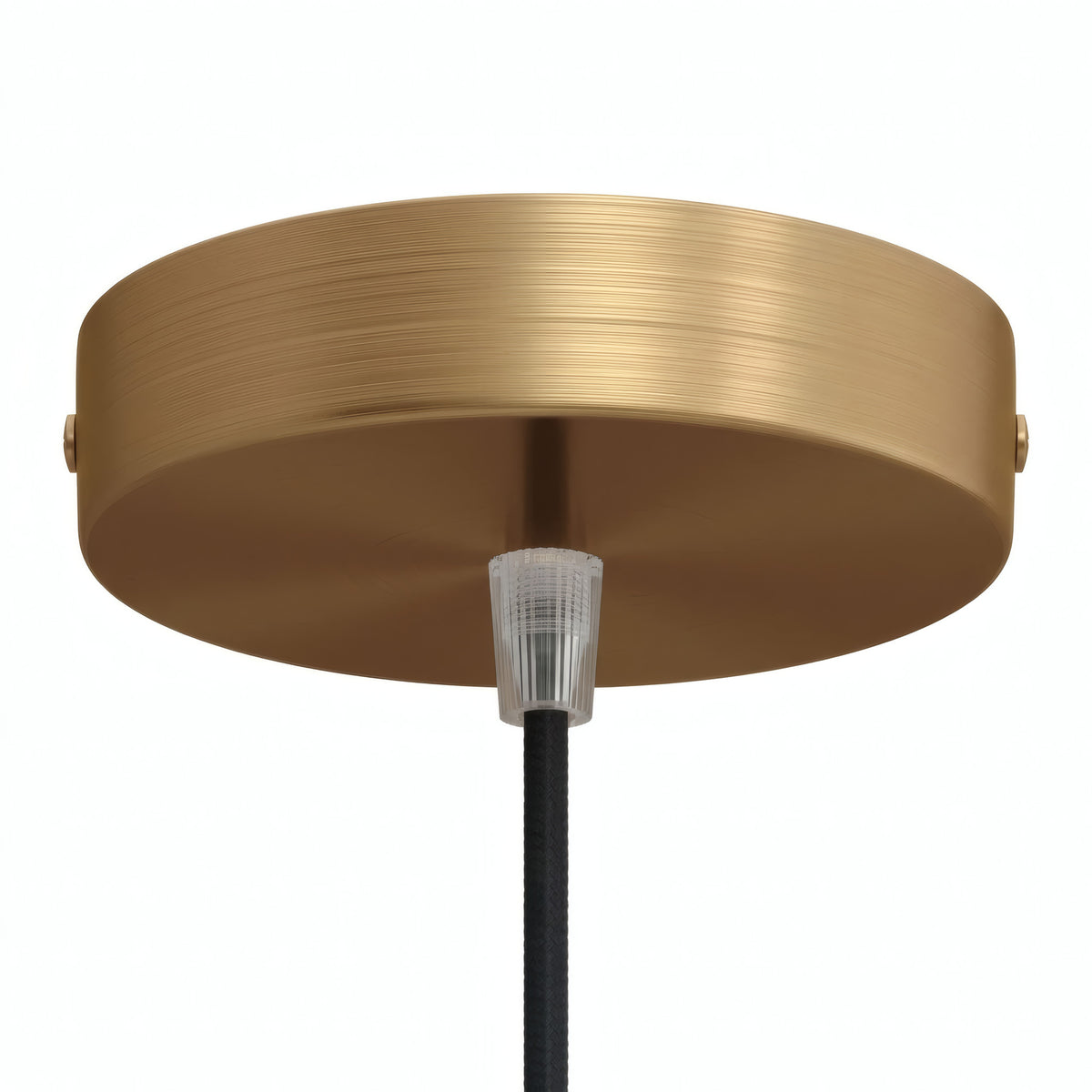 Rosace cylindrique en métal, Ø 120 mm — Conique thermoplastique / Bronze satiné