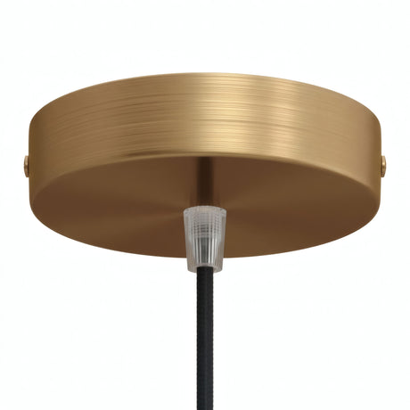 Rosace cylindrique en métal, Ø 120 mm — Conique thermoplastique / Bronze satiné