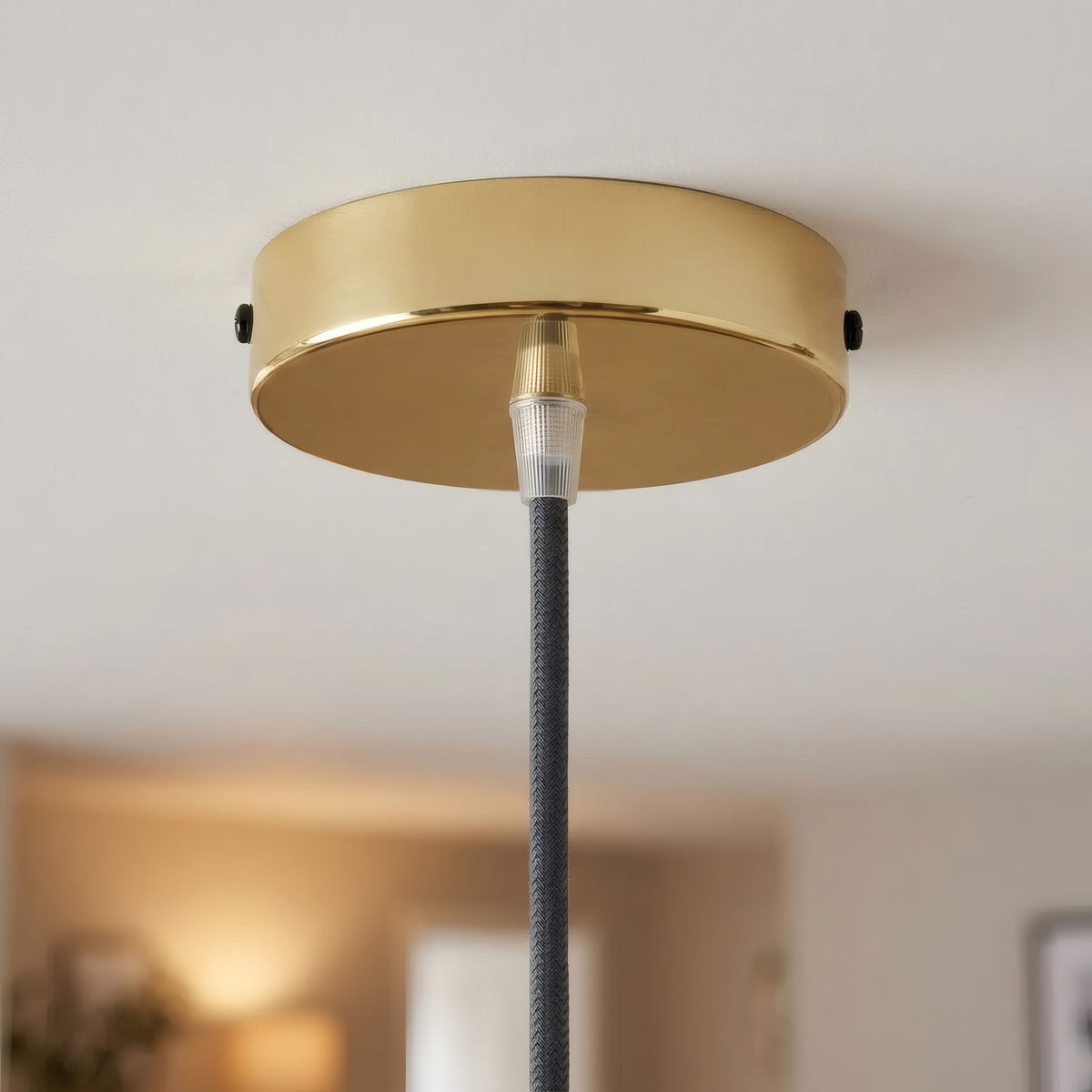 Rosace cylindrique en métal, Ø 120 mm — Conique thermoplastique / Laiton