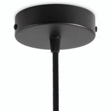 Rosace cylindrique en métal, Ø 120 mm — Conique thermoplastique / Noir