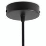 Rosace cylindrique en métal, Ø 120 mm — Conique thermoplastique / Noir