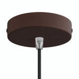 Rosace cylindrique en métal, Ø 120 mm — Conique thermoplastique / Rouille