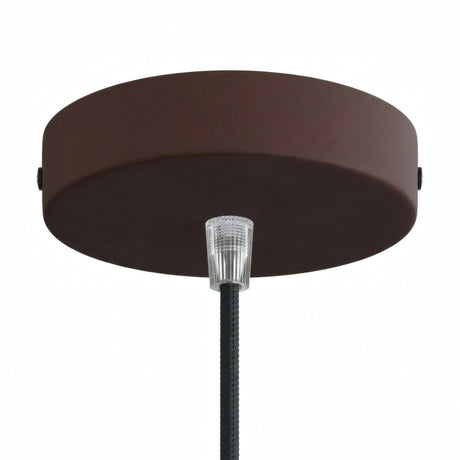 Rosace cylindrique en métal, Ø 120 mm — Conique thermoplastique / Rouille