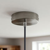 Rosace cylindrique en métal, Ø 120 mm — Conique thermoplastique / Titane satiné
