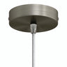 Rosace cylindrique en métal, Ø 120 mm — Conique thermoplastique / Titane satiné
