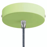 Rosace cylindrique en métal, Ø 120 mm — Conique thermoplastique / Vert prairie