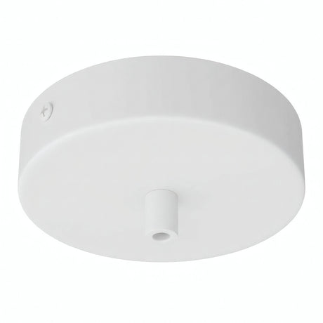 Rosace cylindrique en métal, Ø 120 mm — Cylindrique métal / Blanc mat