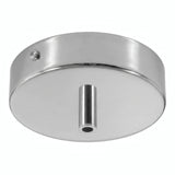 Rosace cylindrique en métal, Ø 120 mm — Cylindrique métal / Chromé