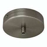 Rosace cylindrique en métal, Ø 120 mm — Cylindrique métal / Titane satiné