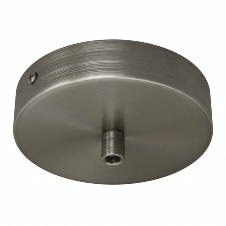 Rosace cylindrique en métal, Ø 120 mm — Cylindrique métal / Titane satiné