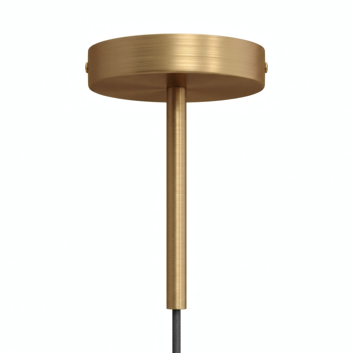 Rosace cylindrique en métal avec serre-câble de 15 cm — Bronze satiné