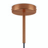 Rosace cylindrique en métal avec serre-câble de 15 cm — Cuivre satiné