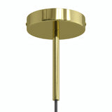 Rosace cylindrique en métal avec serre-câble de 15 cm — Laiton
