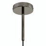 Rosace cylindrique en métal avec serre-câble de 15 cm — Perle noire