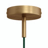Rosace cylindrique en métal avec serre-câble de 7 cm — Bronze satiné