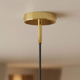 Rosace cylindrique en métal avec serre-câble de 7 cm — Laiton